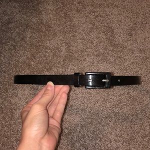 Thin Black Belt